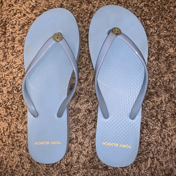 baby blue tory burch sandals